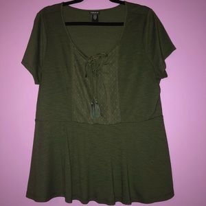 Torrid Peplum Top